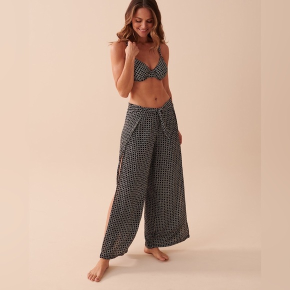 [CLEARANCE/Send Offers] LA VIE EN ROSE WRAP-AROUND CRINKLE PANTS - BNWT! - Picture 9 of 10